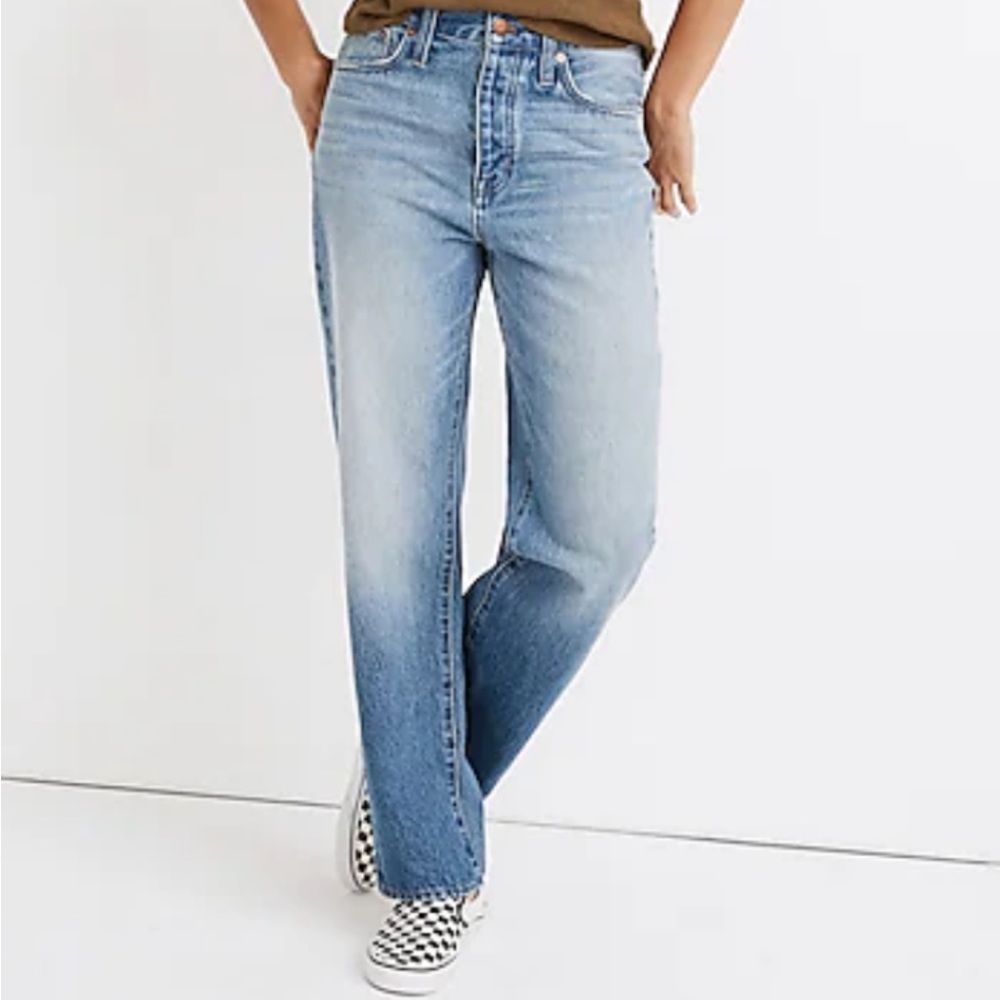 Madewell dad jean med wash